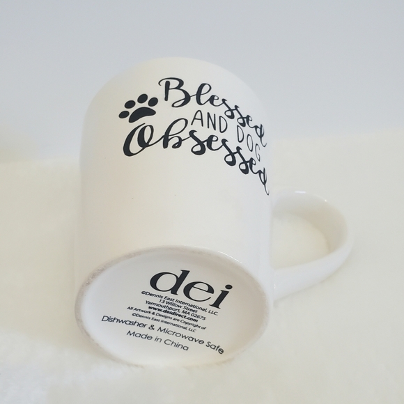 𝅺DEI Blessed and Dog Obsessed Coffee Cup Mug 12 Oz - Picture 8 of 9